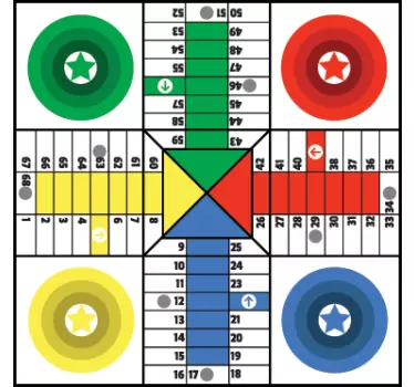 Ludo Board Game Sticker - TenStickers