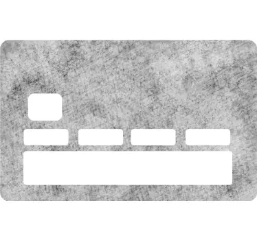Credit card sticker textured card design - TenStickers