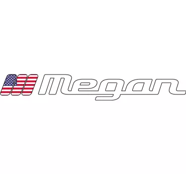 US custom flag motorcycle decals - TenStickers