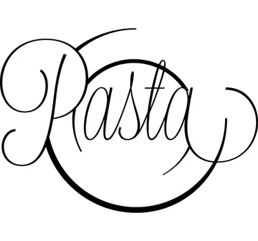 Kitchen Pasta Wall Sticker - TenStickers