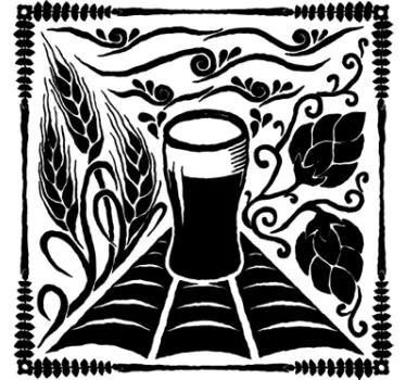 Beer Origin Illustration Decal - TenStickers