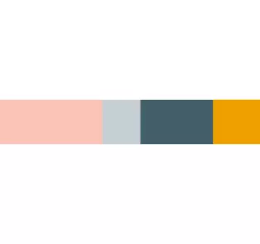 Modern colors blocks design stair decals - TenStickers