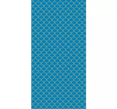 Shape sticker with scalloped pattern finish - TenStickers