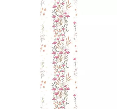 Floral Element Crafting door sticker - TenStickers