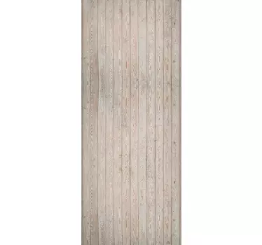 Natural Grain Effect door sticker - TenStickers