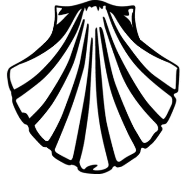Santiago Vieira shell logo motorcycle decal - TenStickers