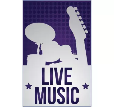 Life Music Text Sticker - TenStickers