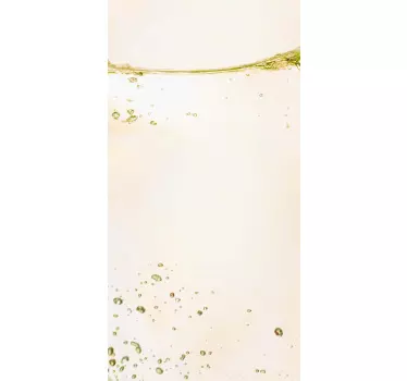 Shower screen sticker elegant water splash design - TenStickers