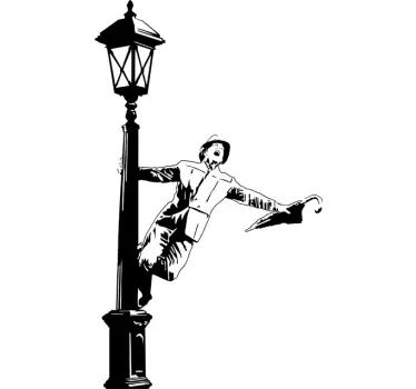 Singin' in the Rain Wall Sticker - TenStickers