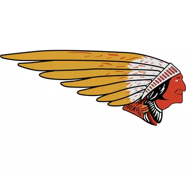 Indian Logo Sticker - TenStickers