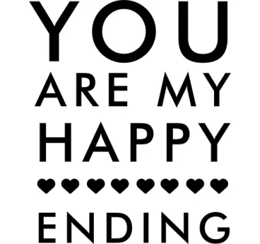 My Happy Ending Sticker - TenStickers