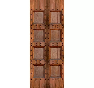 Medieval Look door sticker - TenStickers