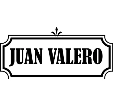 Name Tag door vinyl sticker - TenStickers