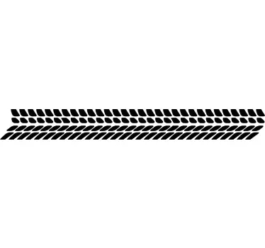 Scooter tire tracks sticker - TenStickers