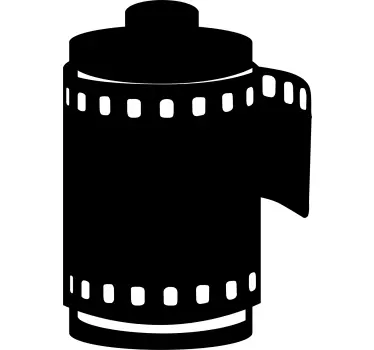 Vintage film blackboard sticker - TenStickers
