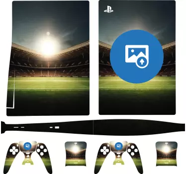 Soccer Stadium football PS decal - TenStickers