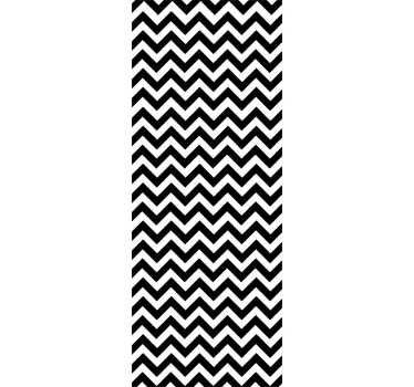 Lineal Pattern Shower Sticker - TenStickers