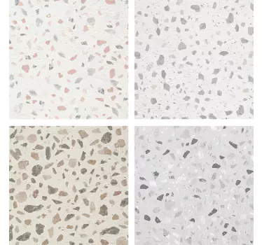 Terrazzo texture tile sticker decal - TenStickers