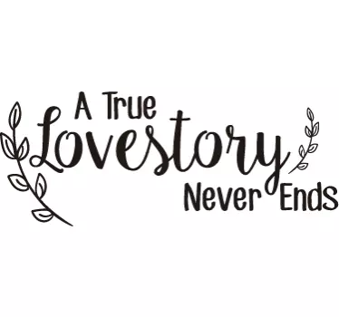 True Lovestory Sticker - TenStickers