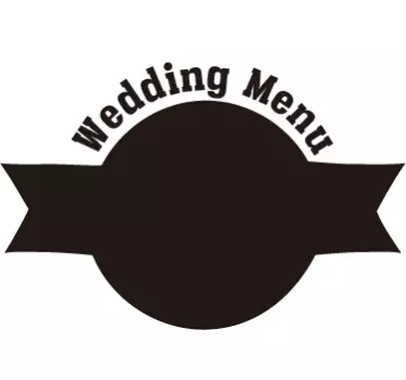 Menu Display Board chalkboard sticker - TenStickers