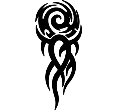 Tribal for helmet motorcycle decal - TenStickers