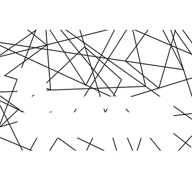 Abstract zig-zag lines credit card sticker - TenStickers