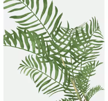 Green Plants Tile Sticker - TenStickers