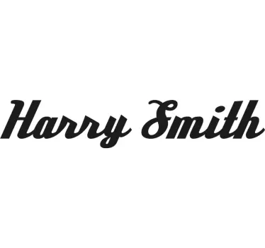 Custom calligraphic name motorcyle decal - TenStickers
