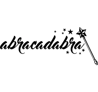 Abracadabra Magic Sticker - TenStickers
