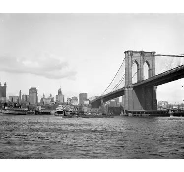 Brooklyn Bridge Wall Decal - TenStickers