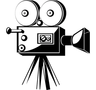 Film Camera Wall Sticker - TenStickers