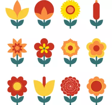 Flowers Switch Sticker - TenStickers