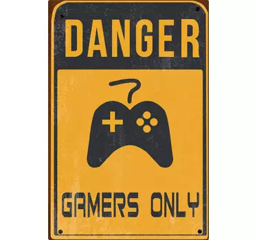 Gamers Only Wall Sticker - TenStickers