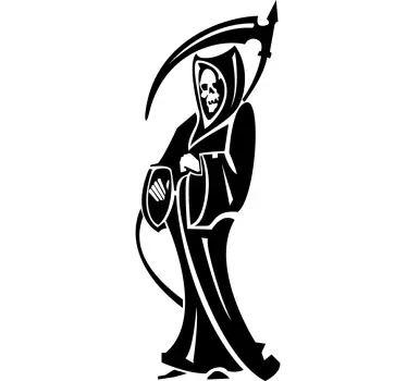 Grim Reaper Wall Sticker - TenStickers