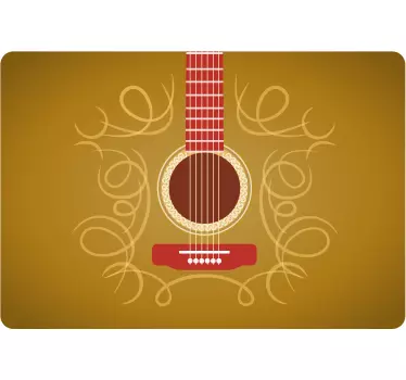 Guitar Laptop Sticker - TenStickers