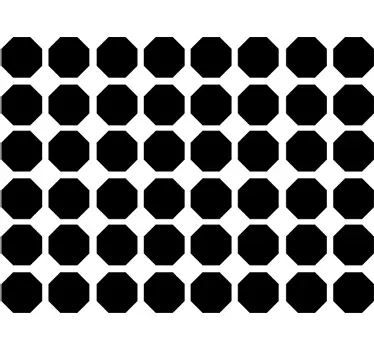 Octagonal Shapes Sheet Sticker - TenStickers