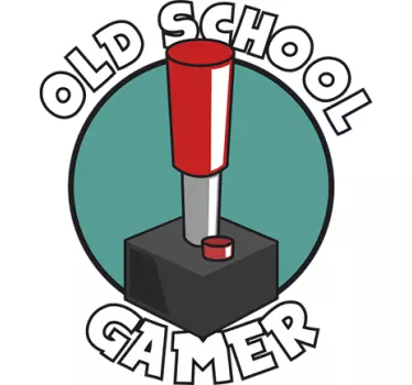 Old School Gamer Wall Sticker - TenStickers