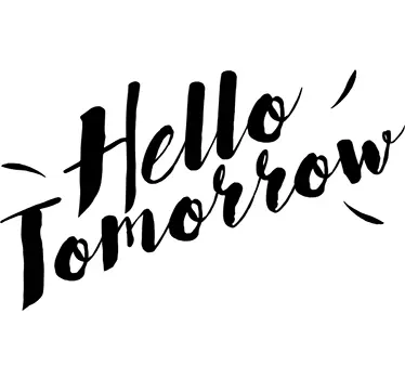 Personalised Calligraphic Text Sticker - TenStickers