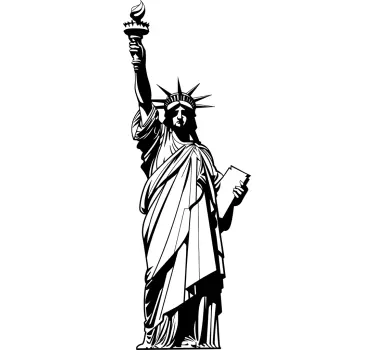 Statue of Liberty NYC Wall Sticker - TenStickers