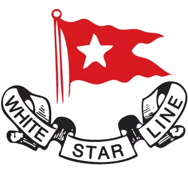 White Star Line Titanic Decorative Sticker - TenStickers