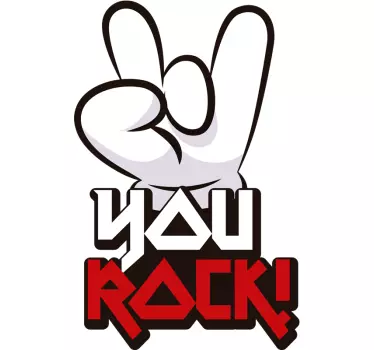 You Rock Sticker for Samsung - TenStickers
