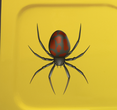 3d realistic spider vehicle sticker - TenStickers