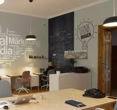 Blackboard Vinyl Sticker - TenStickers