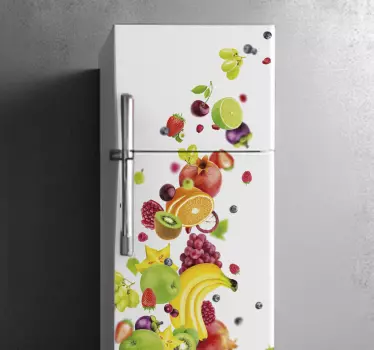 Fruit vinyl fridge sticker - TenStickers