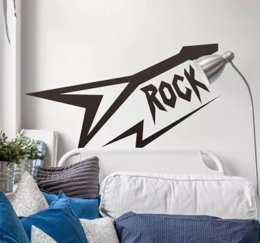 80s Aesthetic Rock Music Sticker - TenStickers