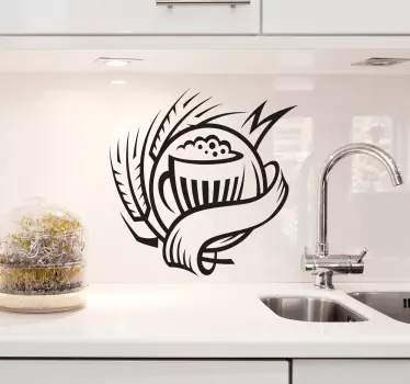 Beer Logo Kitchen Sticker - TenStickers