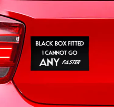 Black Box Car Sticker - TenStickers