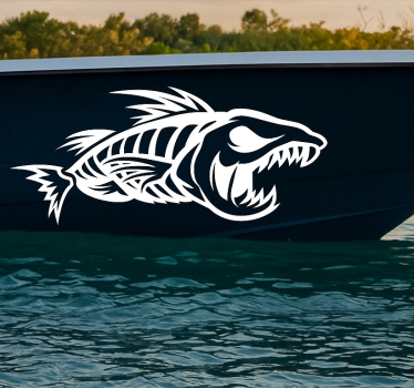Boat decal classic script nameplate - TenStickers