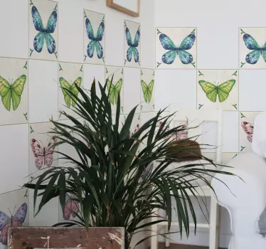 Butterfly wall sticker vivid butterfly designs - TenStickers