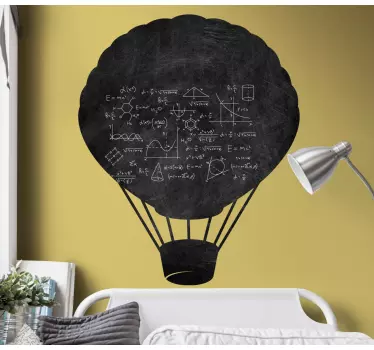Chalkboard sticker chalkboard hot air balloon - TenStickers